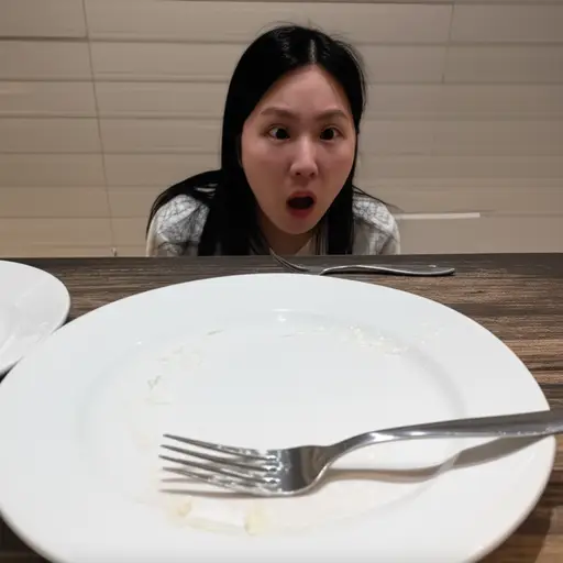 哎呀！你把整个蛋糕都吃完了！