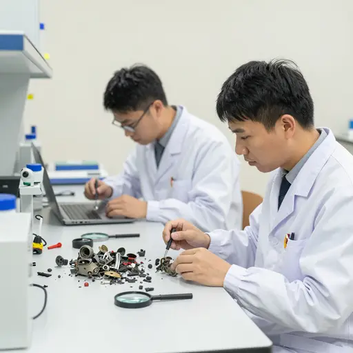 专家们正在检查残骸以寻找爆炸原因的线索。