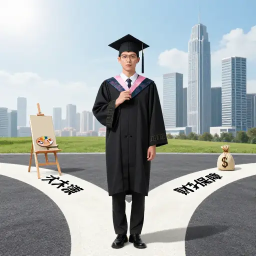 对许多毕业生来说，选择职业道路是在个人热情和财务保障之间做抉择的问题。