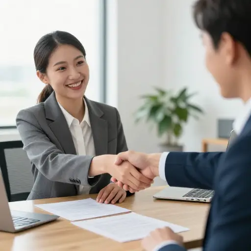他与公司签订了一份利润丰厚的合同。