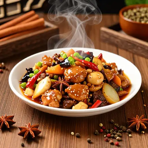 这道菜使用多种香料来创造独特的风味。