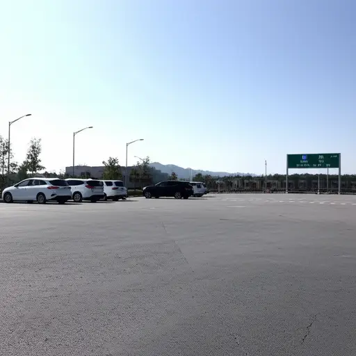 我们可以在那个停车场停车。