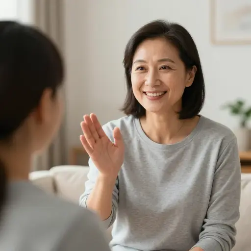 她明智地建议我等待。