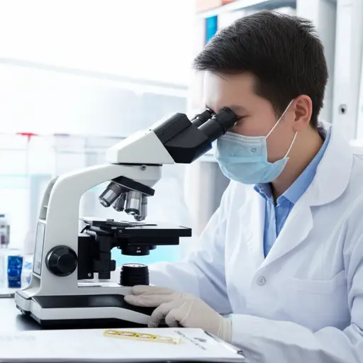 病理学家通过分析组织样本来诊断疾病。