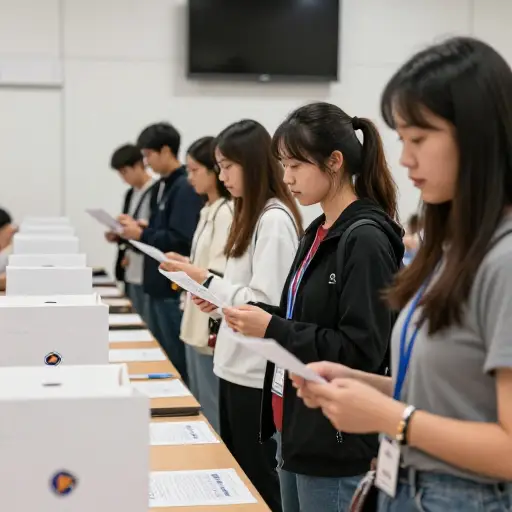 这次选举中，年轻选民占据了选民总数的很大比例。
