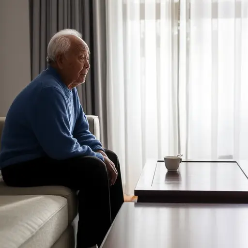 退休后，他常常感到一种莫名的空虚感。