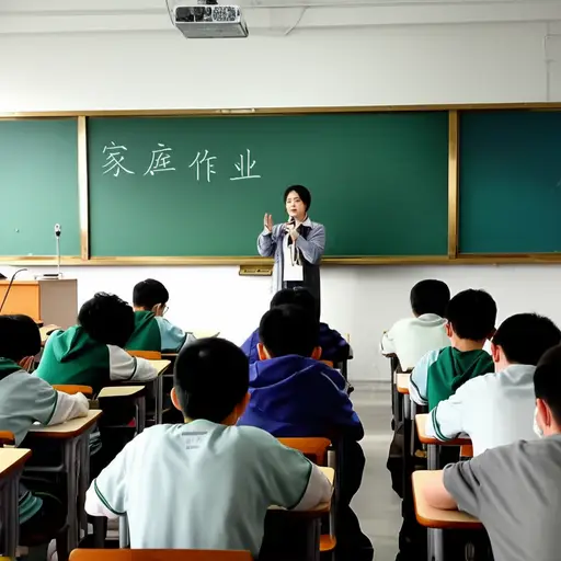 老师强调了家庭作业的重要性。