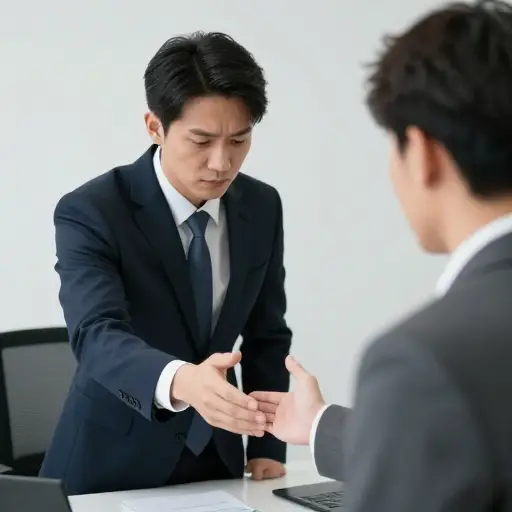 他表现得很有风度，第二天就为自己的错误道了歉。