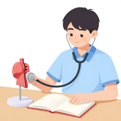 我打算在大学学医。