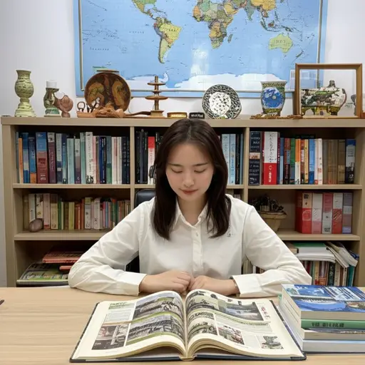 她的学习涵盖了多种文化的历史和传统。