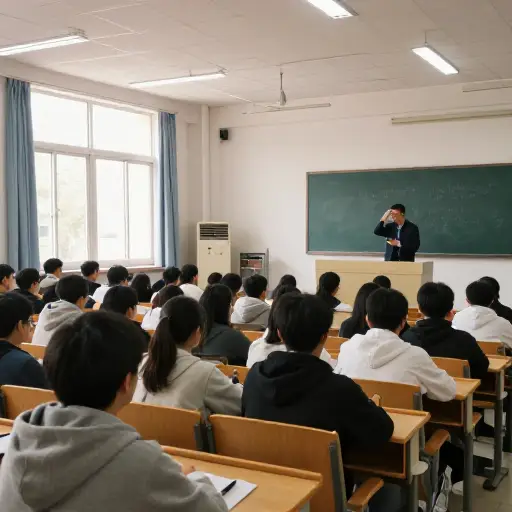 讲堂里的空气沉闷而温热。