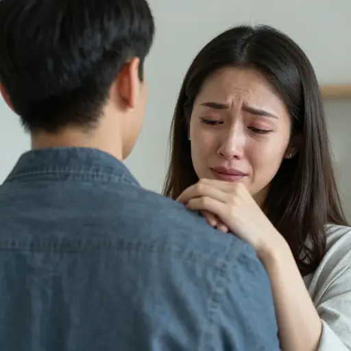 他无视她的感受，这很残忍。