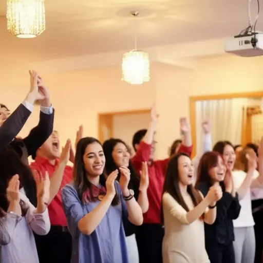 听到这个好消息，我们都欣喜若狂。
