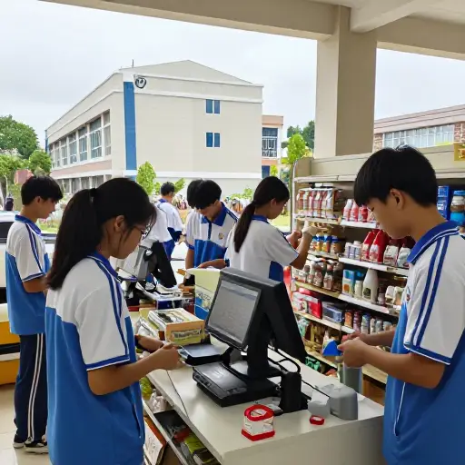 学生们可以轮班在商店工作，所有利润将用于体育中心的维修或翻新。
