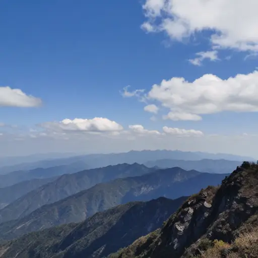 从山顶看到的景色令人叹为观止。