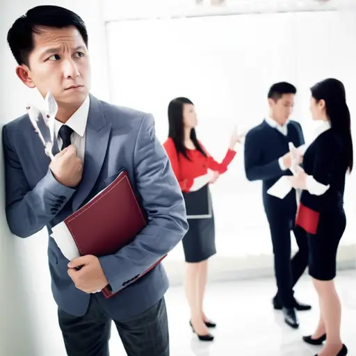 他总是怀疑同事在密谋反对他，这种偏执的想法让他很难相处。