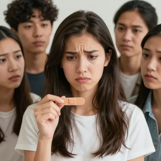她总是夸大她的困难以获取同情。