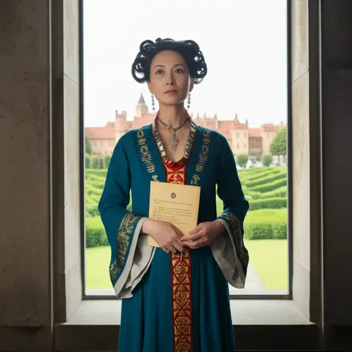 这位女公爵继承了她父亲的爵位和领地。