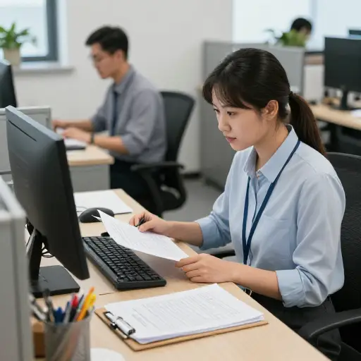 人事部门处理所有与员工相关的事务。