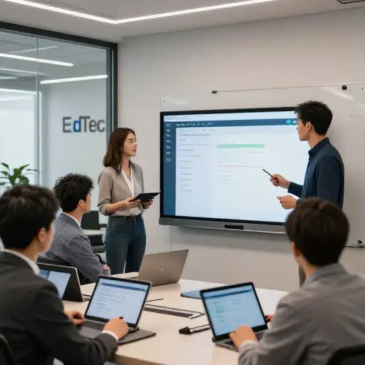 这家公司以其在教育科技领域的最新创新而闻名。