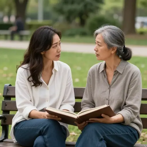 她遇到了一位故事改变了她人生的女性。