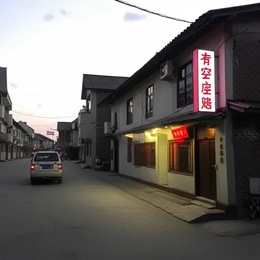 我们在这个小镇上找了个便宜的临时住处过夜。