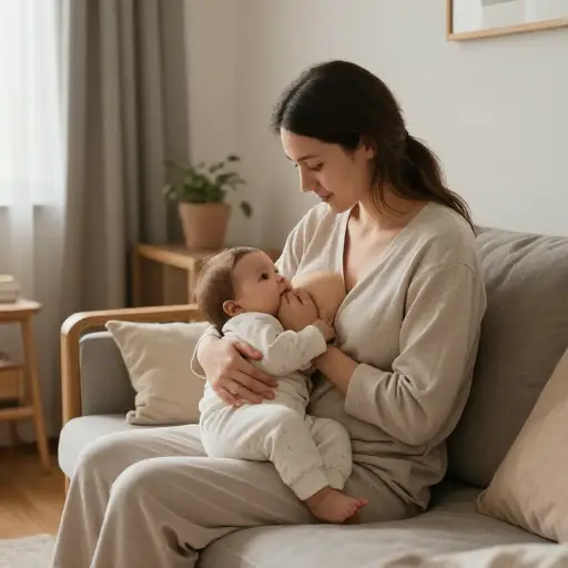母乳为婴儿提供了最好的营养。