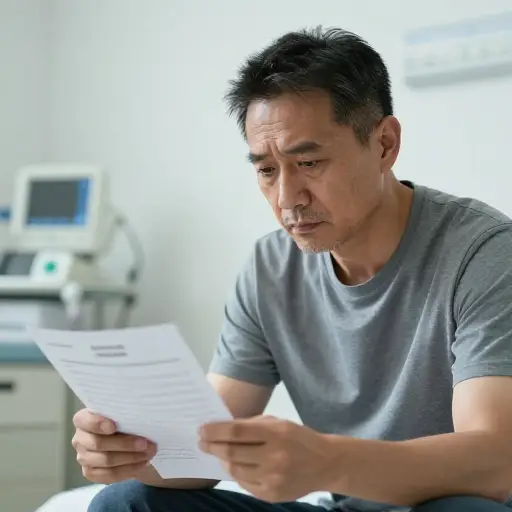 诊断之后，他感到近乎绝望。