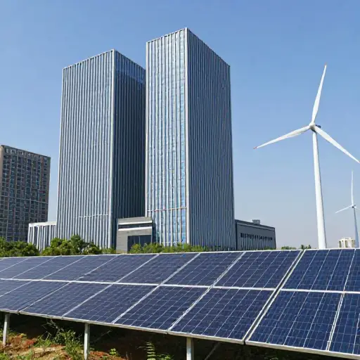 该公司在可再生能源技术领域处于领先地位。
