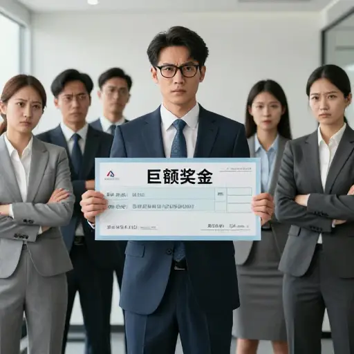 CEO的巨额奖金让全体员工都非常嫉妒。