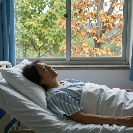 病人经历了一场持续数月的长期疾病。