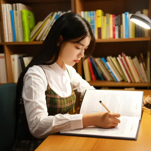 她正在努力学习以获得她的大学文凭。