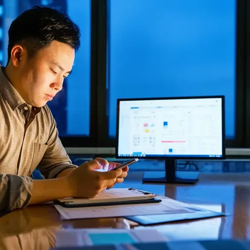 他在群里发了个状态，说他今天要加班。