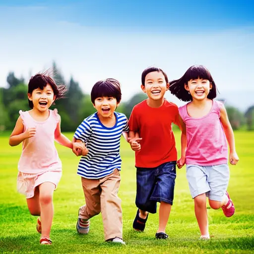 孩子们的笑声似乎回荡至无限。
