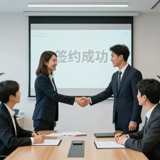 赢得那个大客户是我们公司的首次。