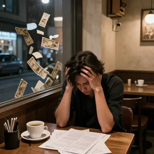 我认为所有那些晚间谈话和10万日元的投资都打水漂了。