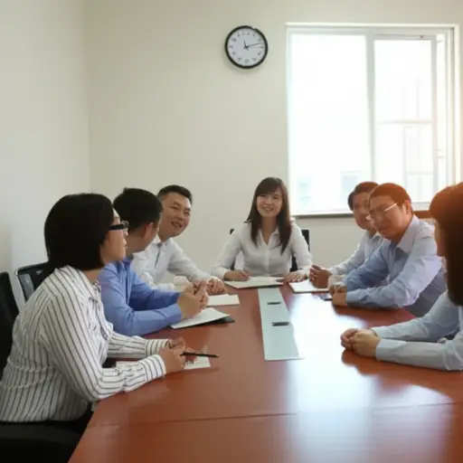 我们通常在下午三点开会。