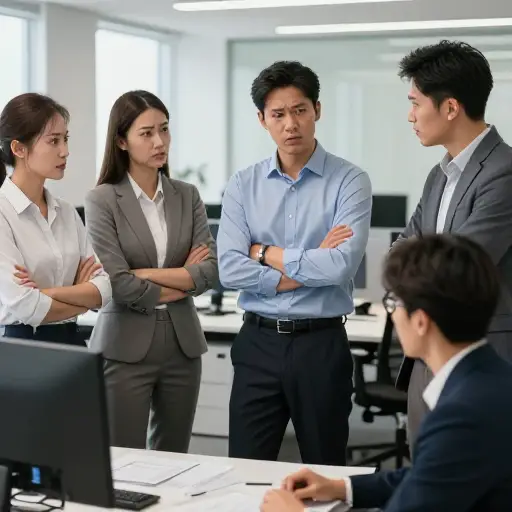 许多员工都对新的加班政策感到不满。