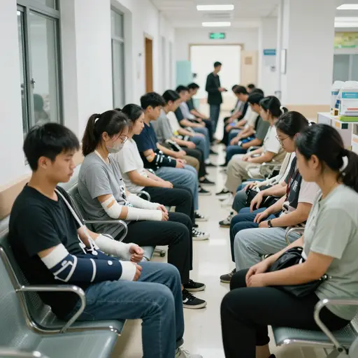 二十五人受了轻伤。