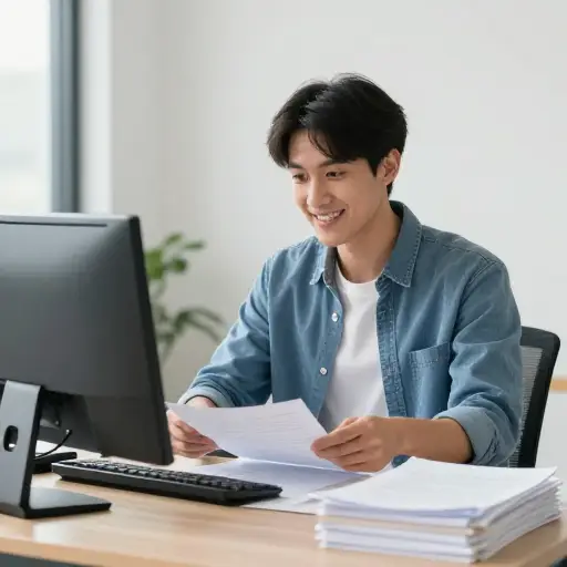 我擅长文书工作，很乐意在办公室帮忙。