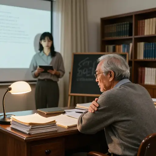 这位教授思想保守，拒绝接受任何现代教学方法。