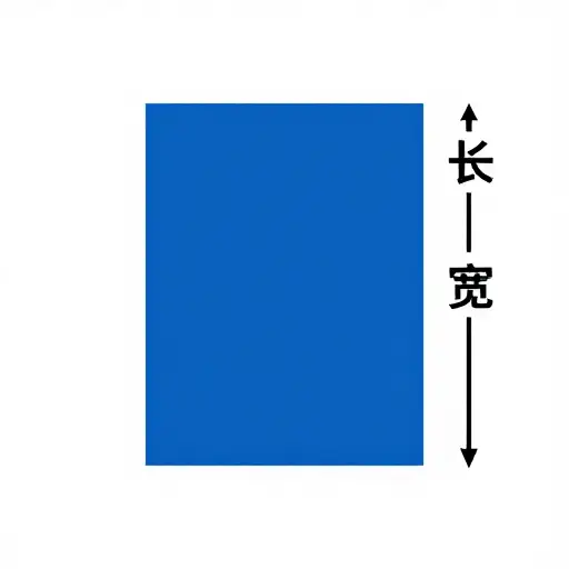 矩形的面积是长乘以宽。