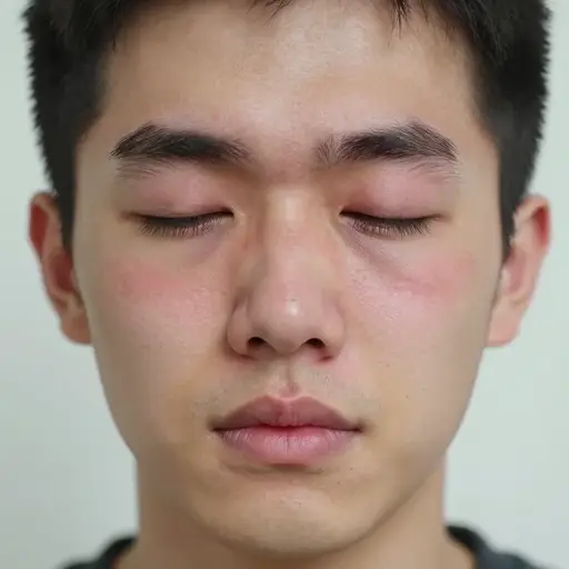 赛后，这位拳击手的脸又青又肿。
