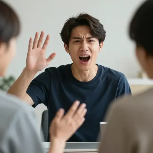冷静点，你变得歇斯底里了。