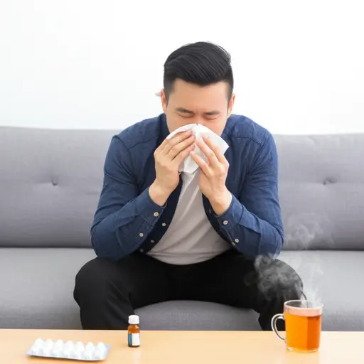 我感冒了。