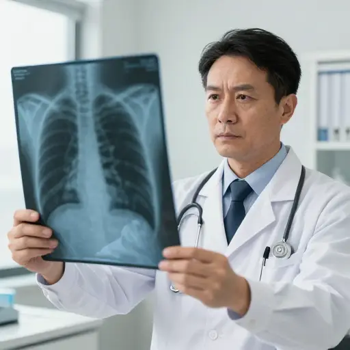 诊断结果是肺癌。