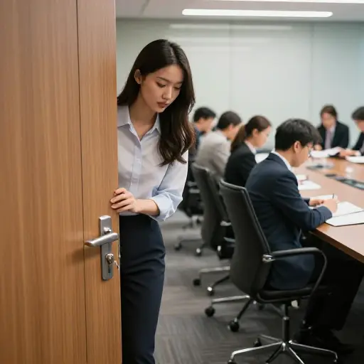 她设法神不知鬼不觉地溜出了那个无聊的会议。