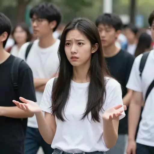 她很难在公开场合表露爱意。