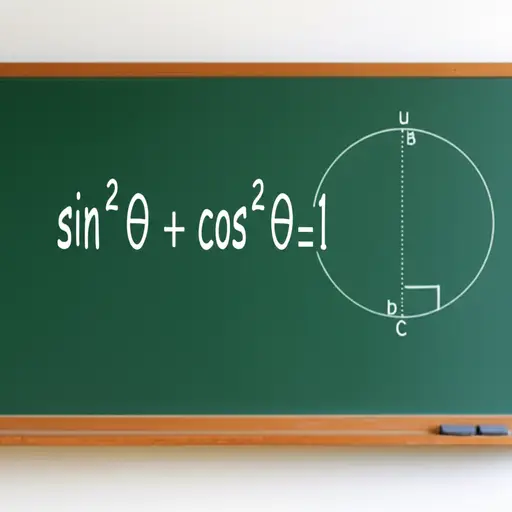 在三角函数中，sin²θ + cos²θ = 1 是一个重要的恒等式。