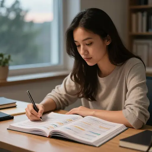 她通过学习一门新语言有效地利用了时间。
